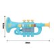 thumbnail image 2 of Instrumentos musicales, trompeta para niños, juguete musical preescolar para niños y niñas (azul), ejercita la capacidad auditiva de los niños, 2 of 5