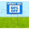 thumbnail image 1 of Holiday Sale 60% Off (18" x 24") Yard Sign, Includes Metal Step Stake, 1 of 6