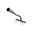 thumbnail image 2 of Iron Weeding Rake 5/6/7/8 Teeth Carbon Steel Garden Weeder Rakes, Iron Rake for Yard Lawn and Garden, Garden Tools for Weedings 5 teeth&Glove, 2 of 5