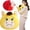 Yellow Crying Horse, variant on Crying Horse 2026 Year of The Horse Chinese New Year Ornaments,13.77" Cute House Plush Mascot Home Decor Gifts Indoor Outdoor Ornament for Car,Bag,Holiday(Red)