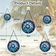 thumbnail image 6 of Stained Glass Window Hangings - Blue Gold Galaxy Tree Stars Suncatcher for Door Home Christmas Decoration Sun Catcher Thanksgiving New Year Birthday Gift for Women Men Mom Grandma, 6 of 6