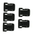 thumbnail image 3 of Battery Mount Holder, Simple Operation 5Pcs Battery Mounts Rack, Battery Slots Shelf, Convenient For M18 18V Battery Wall Home Tables Black, 3 of 8