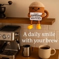 thumbnail image 2 of ANNECOSK Handmade Positive Crochet Coffee Cup - Desk Decor & Gift for Coffee Lovers, 2 of 7