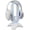 White, variant on Gaming Headset Stand | RGB Headphone Stand for Desk with Mouse Bungee and USB Hub (Cool and Clean Setup) Gaming Headset Holder - Perfect Gamer Gift Accessory