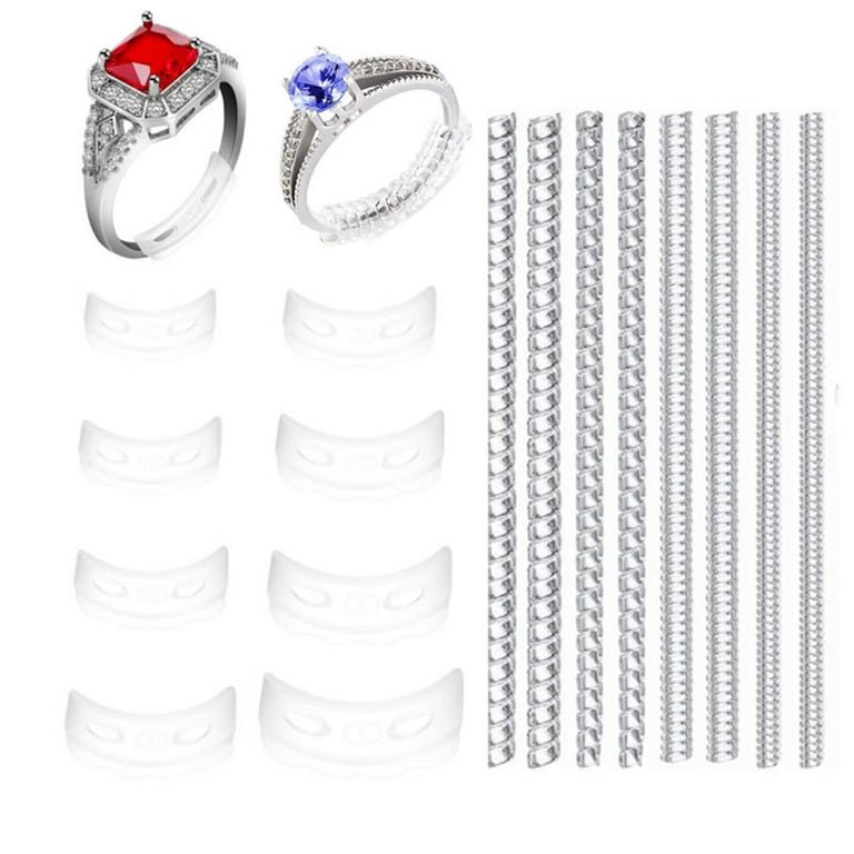16Pcs Ring Guard Ring Sizer for Loose Rings Ring Size Adjusters