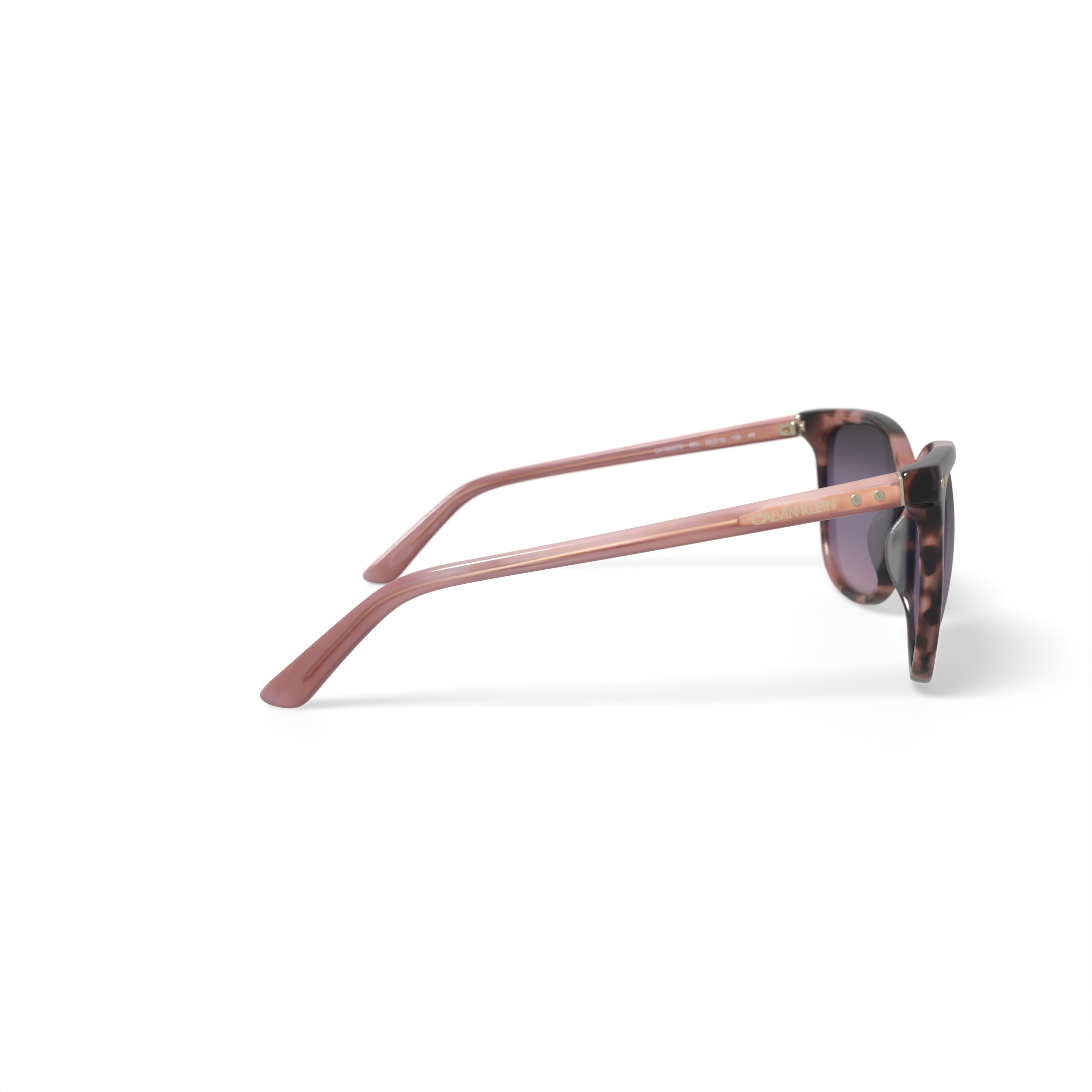 Calvin Klein Women’s Rx'able Fashion Sunglasses, CK18507S, Peach Tortoise, 56-18-135, with Case
