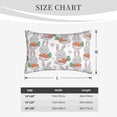 thumbnail image 3 of Plush Throw Pillow Covers, Cute Rabbit Carrot Pillow Cases with Invisible Zipper, Breathable Microfiber Pillow Cases Standard Size for Sleeping Bedroom Sofa Living Room 16x24, 3 of 5