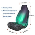 thumbnail image 3 of Wukai Northern Lights 2 Full Set Car Seat Covers with Soft Padding Universal Auto Front Seats Protector and Cushion Mat, 3 of 5