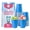 Blue, variant on AOBAIWO Disposable Paper Cups, 60pcs Colour Paper Cups For DIY Wedding Party Picnic BBQ Travel and Event 8OZ