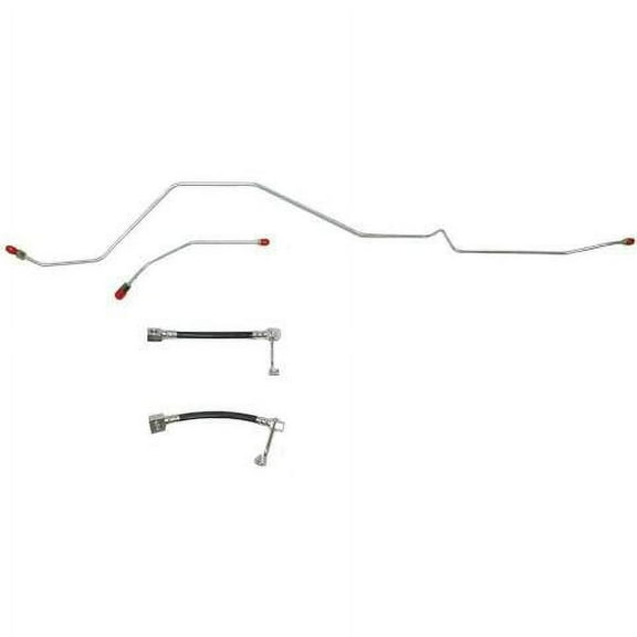 03-09 Dodge Ram 2500/3500 V10/Cummins Model Only; Rear Axle Brake Lines; Pickup Truck -WRA0352OM