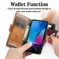 thumbnail image 6 of Feishell Business Wallet Case for Motorola Moto G Play 2023, Premium PU Leather Full Protection Magnetic Buckle Flip Kickstand Shockproof Phone Case with ID Credit Card Slots, Darkbrown, 6 of 11