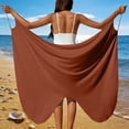 thumbnail image 2 of Yourumao Spaghetti Strap Wrap Dresses for Women Butterfly Beach Cover Up Comfy Solid Bathing Suits Coverups for Lounge Summer, 2 of 9