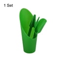 thumbnail image 3 of Unique Bargains Garden Shovel Hand Tools Transplanting Digging Scoops Kits, Green, 3 of 5