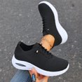 thumbnail image 6 of Women's Mesh Walking Shoes with Arch Support Outdoor Breathable Running Sneakers Comfortable Tennis Sports Shoe for Summer Black 6, 6 of 7