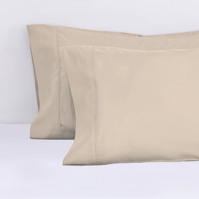 Funda de Almohada 2 Pack King Size Polo One Veloutte Premium beige