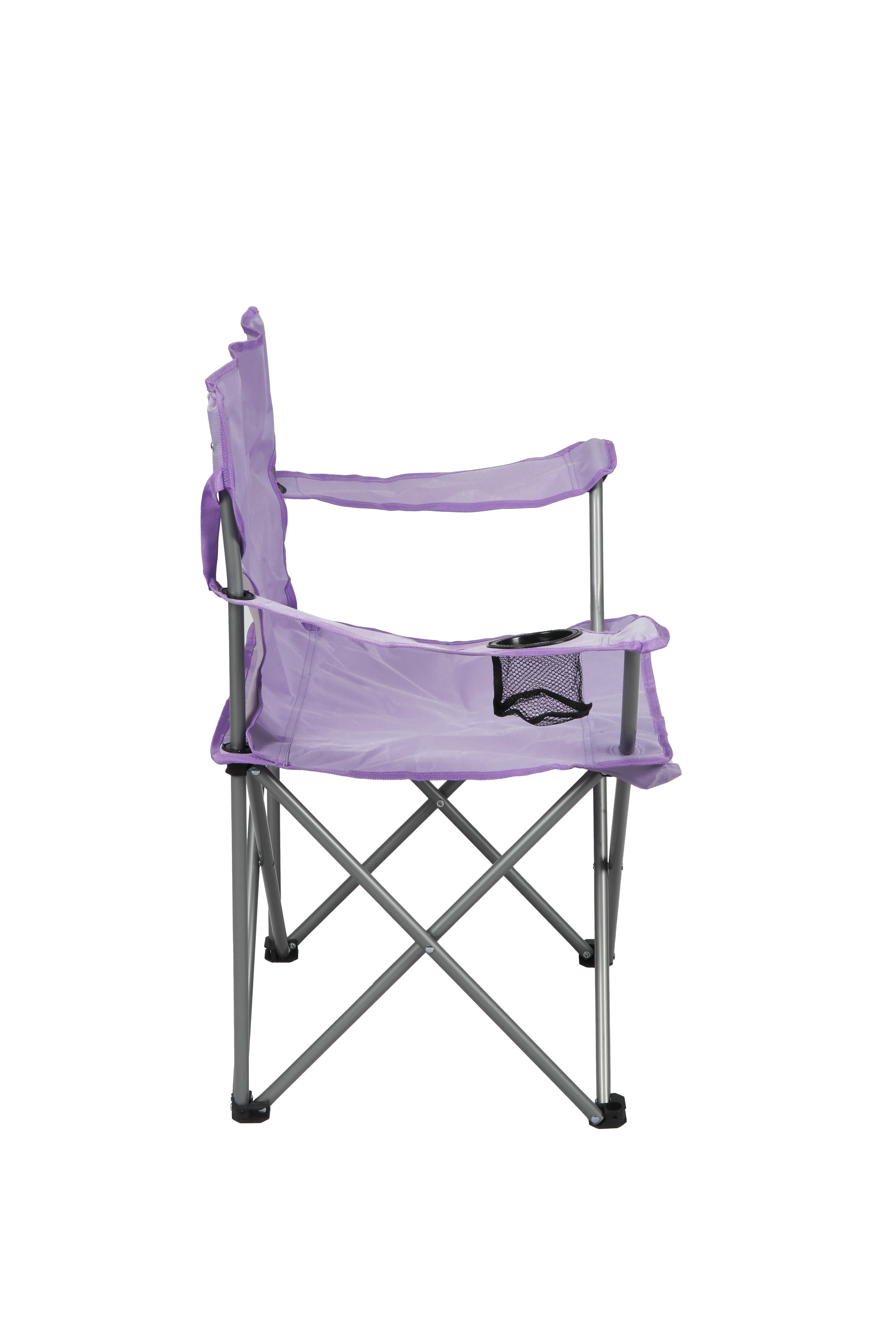 Ozark Trail Adult Basic Quad Folding Camp Chair with Cup Holder Lavender Walmart