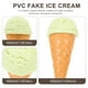 thumbnail image 4 of KAKOWELY Modelo de helado de simulación de PVC, helado falso, cono de helado artificial, accesorio de exhibición para tienda, 4 of 4
