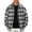 Blue, variant on Tsivenald Mens Buffalo Plaid Shirt Oversized Flannel Button Down Shirt Long Sleeve Casual Shirt for Street Style
