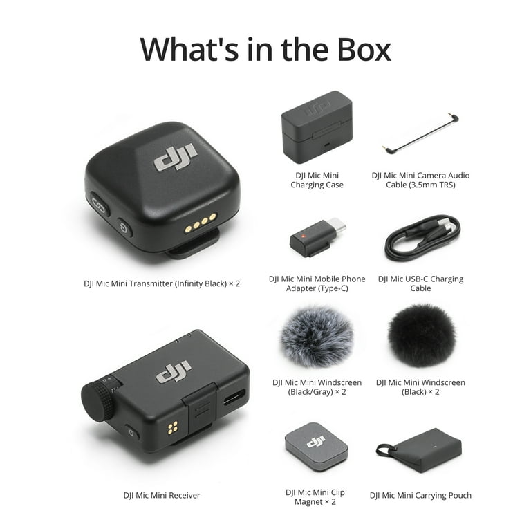 DJI Mic Mini(2 TX + 1 RX + 充電ケース) DJI Mic Mini（2 TX + 1 RX + 充電ケース） - LANDSCAPE