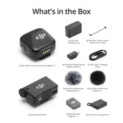 DJI Mic Mini (2 TX + 1 RX + Charging Case), Ultralight with Accessory Bundle