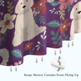 thumbnail image 6 of Goldendoodle Dog and Flower Floral Shower Curtain 84"x72" ,Bathroom Decorative Shower Curtains Set with 12 Hooks,Modern Waterproof Washable Shower Curtain, 6 of 6