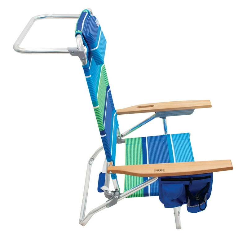 RIO Big Kahuna 5 Position Aluminum Beach Chair Blue Walmart