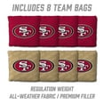 thumbnail image 5 of YouTheFan NFL San Francisco 49ers 2' x 4' Cornhole Game, 5 of 6