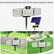thumbnail image 4 of Luz de jardín LED, luz de pared solar para exteriores, impermeable, para pasillo, jardín, luz de calle con inducción del cuerpo humano, 4 of 4