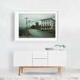 thumbnail image 2 of Gloomy Day in Whitefield - Whitefield New Hampshire Photography Rural Architecture Countryside Foggy Scenic Moody White Framed Wall Art Print 5 x 7 inches, 2 of 3