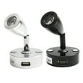thumbnail image 7 of 12V Reading Lamp led Camper Truck Yacht Trailer Motorhome Lighting Machined Aluminum LED Light with USB port -, 7 of 7