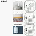 thumbnail image 3 of Thermostat, 1.32'' Screen With 7 Water 1.32'' Screen Wifi Temperature With 7, 3 of 6