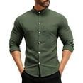 thumbnail image 2 of Elastic Shirt New Men's Business and Leisure Long Sleeved Shirt Slim Fit Professional Dress Best-selling Seasonal Style, 2 of 6