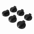 thumbnail image 4 of 30 PCS Kitchen Black Plastic Gas Stove Cooker Control Knobs, 4 of 8