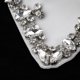 thumbnail image 3 of Collar Babero Yinane Cuello Falso de Gasa para Mujer Blanco, 3 of 4