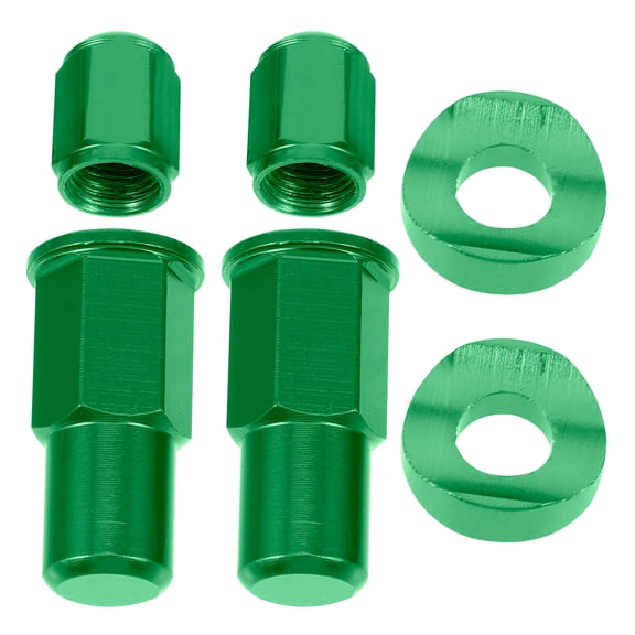 DEEPCRAFF 1 Set Cylindrical Valve Stem Caps for ATV Upgrade and Extending 1.80X1.80X0.50in