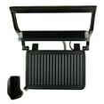 thumbnail image 4 of Ovente GP0620B 2 Electric Panini Press Grill and Gourmet Sandwich Maker with Auto Shut-Off, Drip Tray Included, Nickel Brushed, 2-Slice (Black), 4 of 5