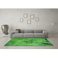 thumbnail image 3 of Ahgly Company Indoor Square Oriental Green Industrial Area Rugs, 3' Square, 3 of 4