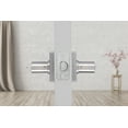 thumbnail image 2 of Brinks Contemporary Privacy Lever Doorknob, Satin Nickel, 2 of 8