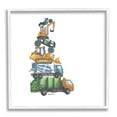 thumbnail image 4 of Stupell Industries Balancing Trucks Construction Vehicles Stacked Automobiles Graphic Art White Framed Art Print Wall Art, Design by Dishique, 4 of 5