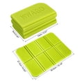 thumbnail image 2 of Uxcell 15.2 inch x 10.8 inch Camping Foam Pad Waterproof Foldable Mat Light Green, 2 Pack, 2 of 5