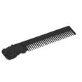 thumbnail image 1 of Styling Beard Comb Stainless Steel Unique Stylish Three Dimensional Portrait Shape Mustache Comb Beard Styling Comb for Men, 1 of 7