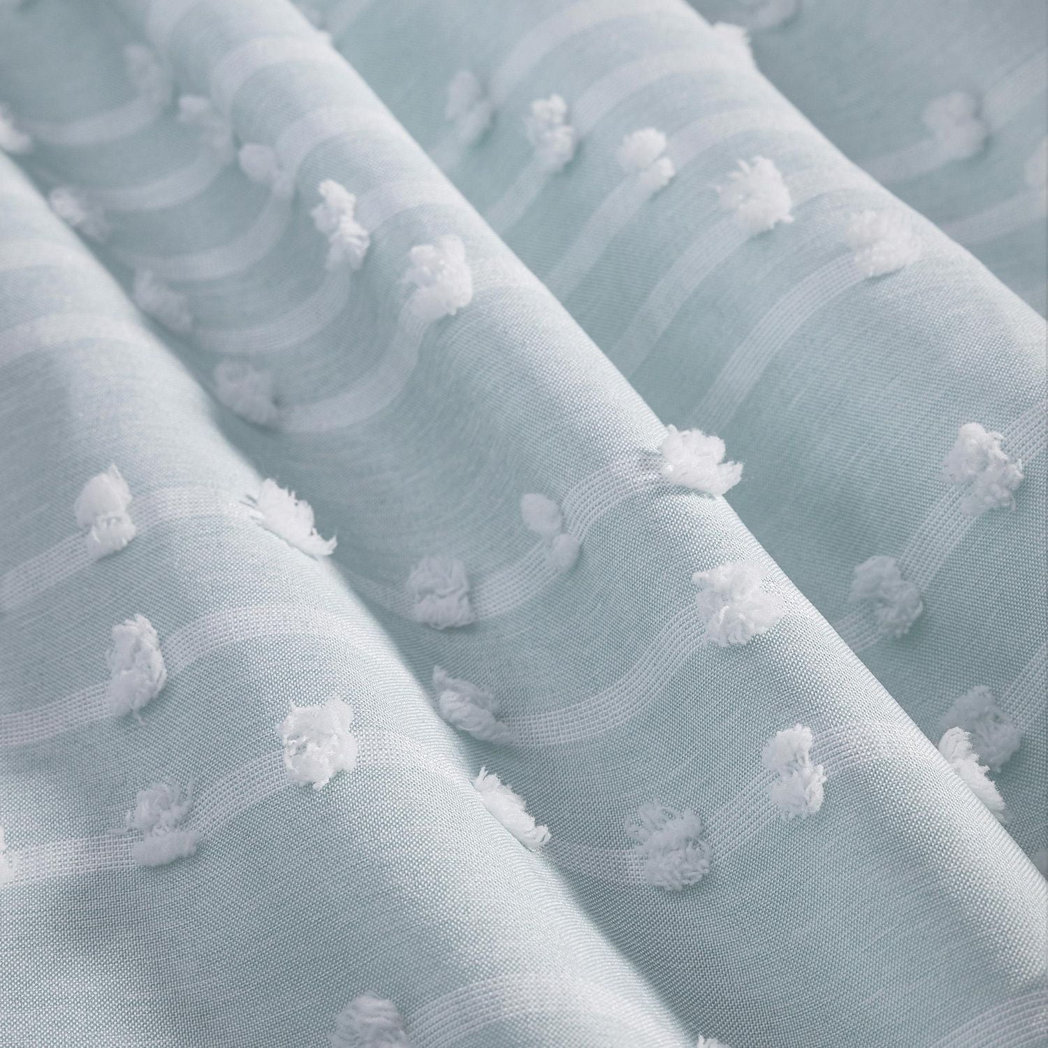 Safdie & Co. Clipped Jacquard Comforter Set 5PC - Isabelle King