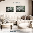 thumbnail image 3 of Elephant Stock Green Eyed Jaguar Wall Art - Horizontal Canvas Wall Art - Bedroom Wall Decor - Animal Canvas - Green And White Decor - 30" x 20", 3 of 4