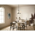 thumbnail image 6 of 43670BK Kichler Lighting Shailene - 3 light Mini Chandelier - 17.5 inches wide-Black Finish    -Traditional Installation, 6 of 10