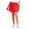 Red, variant on Womens Red Short A-Line Skort Plus 1X