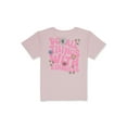 thumbnail image 2 of Wonder Nation Girls Kindness Matters Graphic Tee with Short Sleeves, Sizes 4-18, 2 of 3
