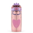 thumbnail image 1 of Botella de agua Ello Ellies Plastic Kids de 473 ml con pajita unicornio, 1 of 8
