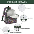 thumbnail image 4 of Rustic Country Floral Toddler Backpack Spacious Adjustable Shoulder Straps Chest Buckle Water-resistant Lightweight Bookbag for School and Travel, 4 of 6