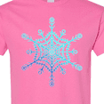 thumbnail image 4 of Inktastic Christmas Blue Ice Snowflake T-Shirt, 4 of 5