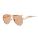 thumbnail image 1 of Lentes de sol laureles Fashion Oversized Pilot para mujer dorados (C2), 1 of 5